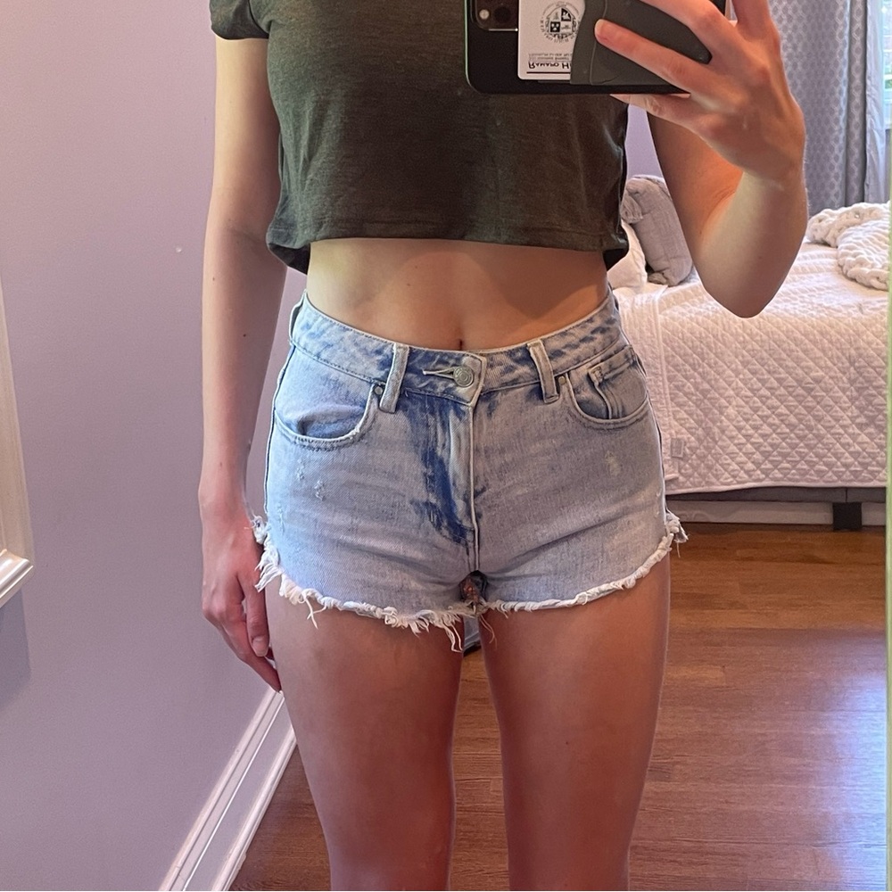 PacSun denim shorts